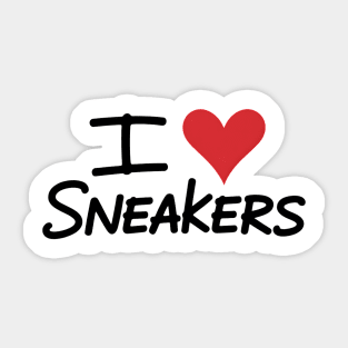 I Love Sneakers Sticker